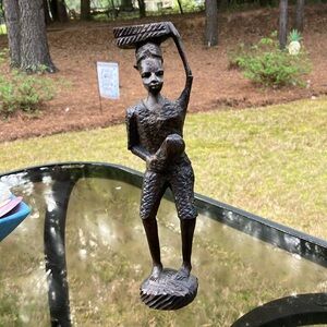 Handcrafted Wooden African Sculpture